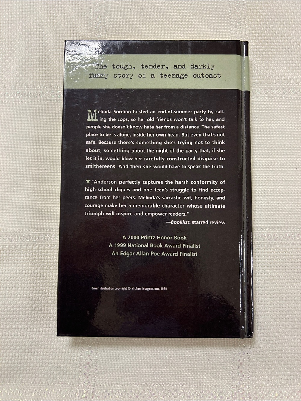 "Speak" Hardcover Book - Black & White Cover image 2
